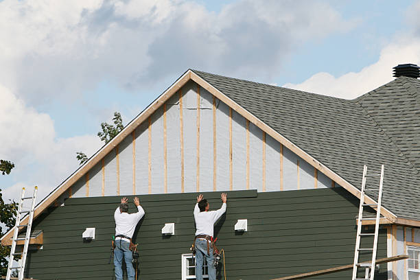 Professional Siding Replacement technician working in Cary, NC